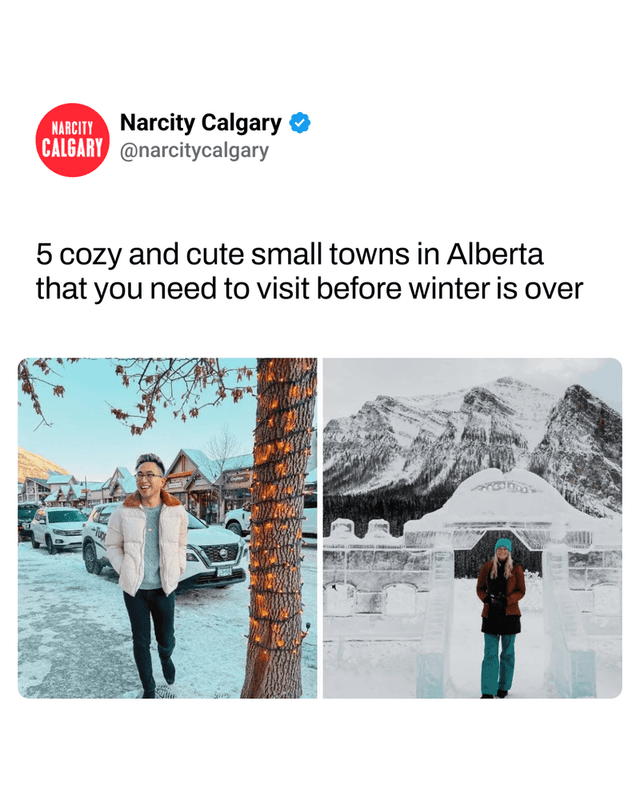 5 cozy and cute small towns in Alberta that you need to visit before winter is over