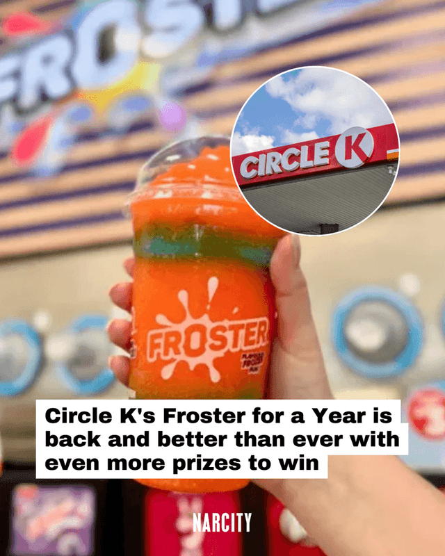 Circle K's Froster for a Year is back and better than ever with even more prizes to win