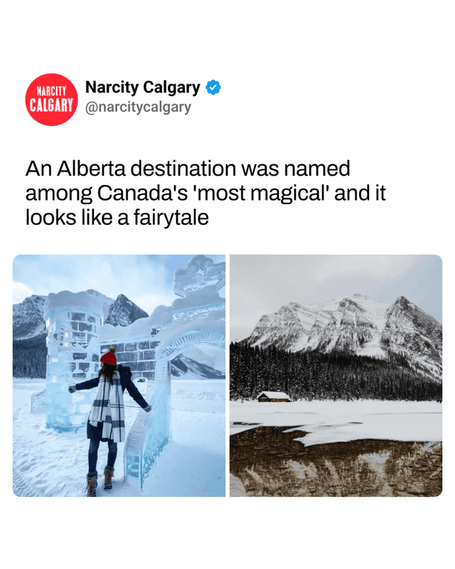 An Alberta destination was named among Canada's 'most magical' and it looks like a fairytale