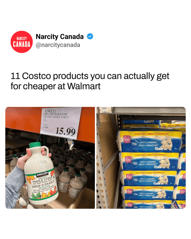 11 Costco products you can actually get for cheaper at Walmart