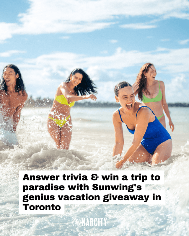 Answer trivia & win a trip to paradise with Sunwing's genius vacation giveaway in Toronto