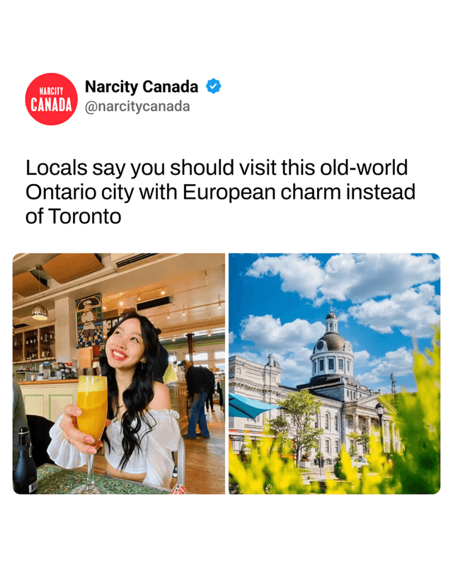 Locals say you should visit this old-world Ontario city with European charm instead of Toronto