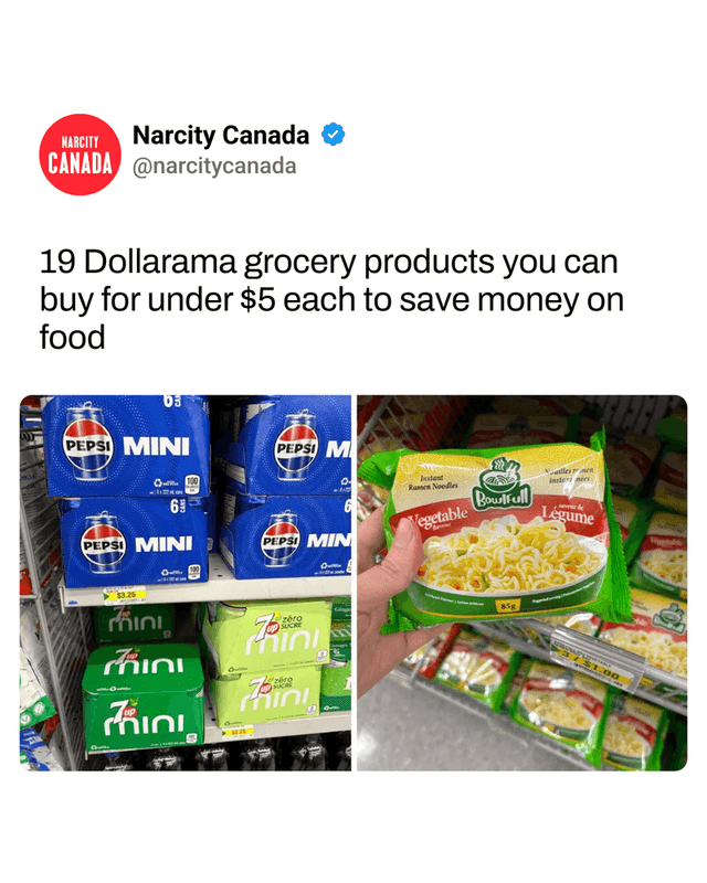 19 Dollarama grocery products you can buy for under $5 each to save money on food
