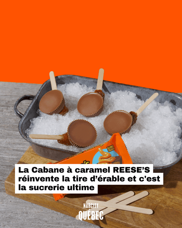 La Cabane à caramel REESE’S réinvente la tire d’érable et c'est la sucrerie ultime