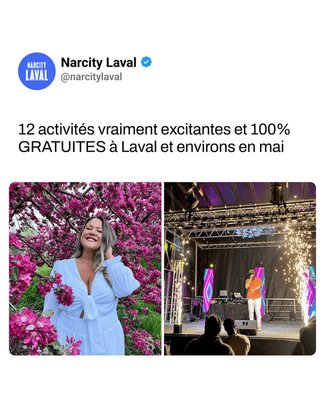 12 activités vraiment excitantes et 100% GRATUITES à Laval et environs en mai