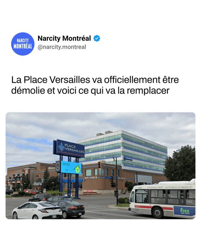 La Place Versailles va officiellement être démolie et voici ce qui va la remplacer