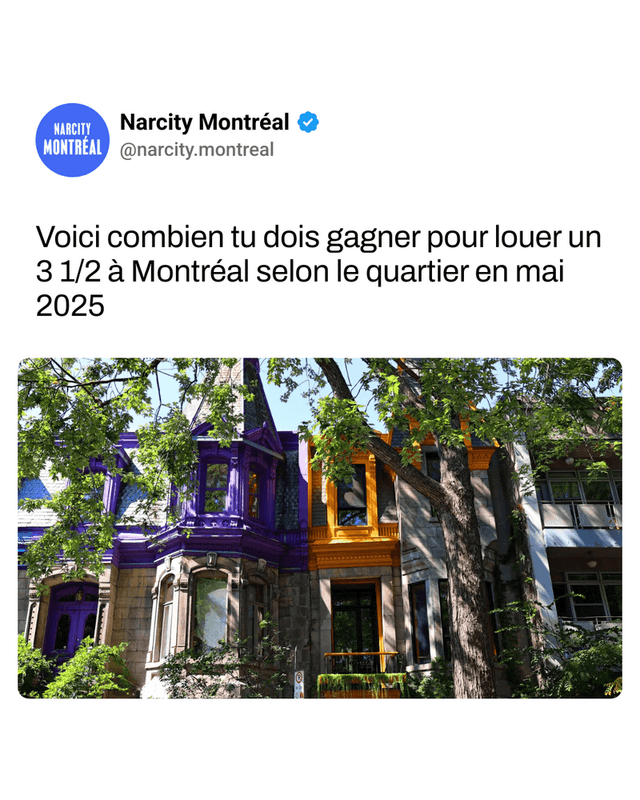 Voici combien tu dois gagner pour louer un 3 1/2 à Montréal selon le quartier en mai 2025