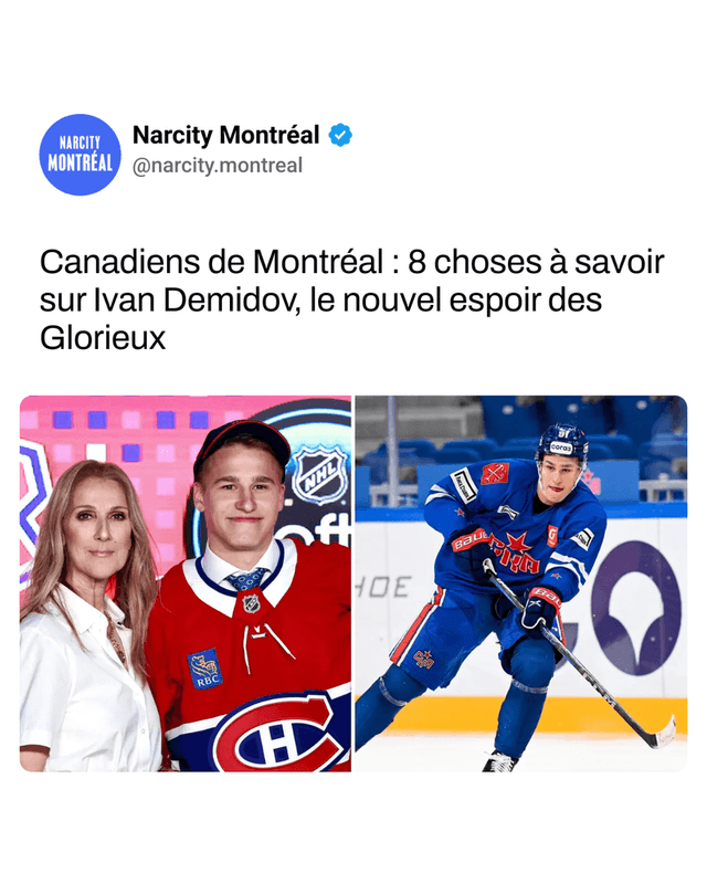 Canadiens de Montréal : 8 choses à savoir sur Ivan Demidov, le nouvel espoir des Glorieux