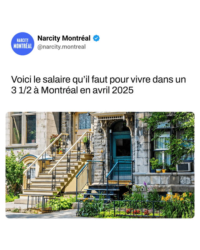 Voici le salaire qu’il faut pour vivre dans un 3 1/2 à Montréal en avril 2025