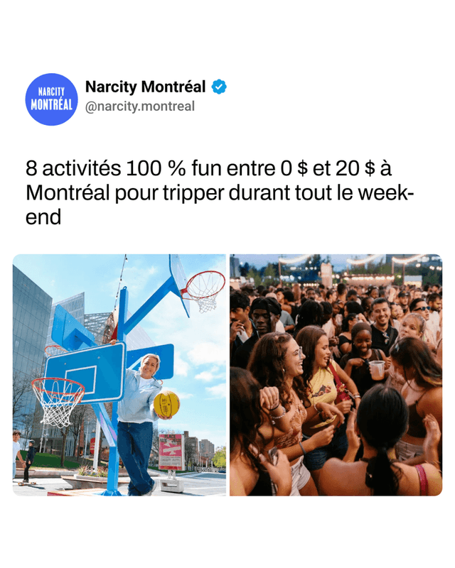 8 activités 100 % fun entre 0 $ et 20 $ à Montréal pour tripper durant tout le week-end