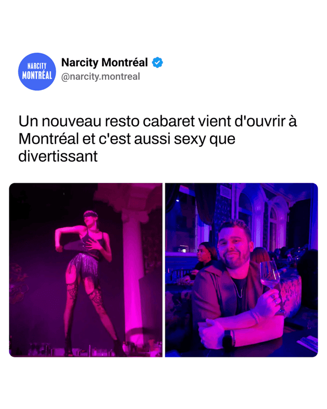 Un nouveau resto cabaret vient d'ouvrir à Montréal et c'est aussi sexy que divertissant