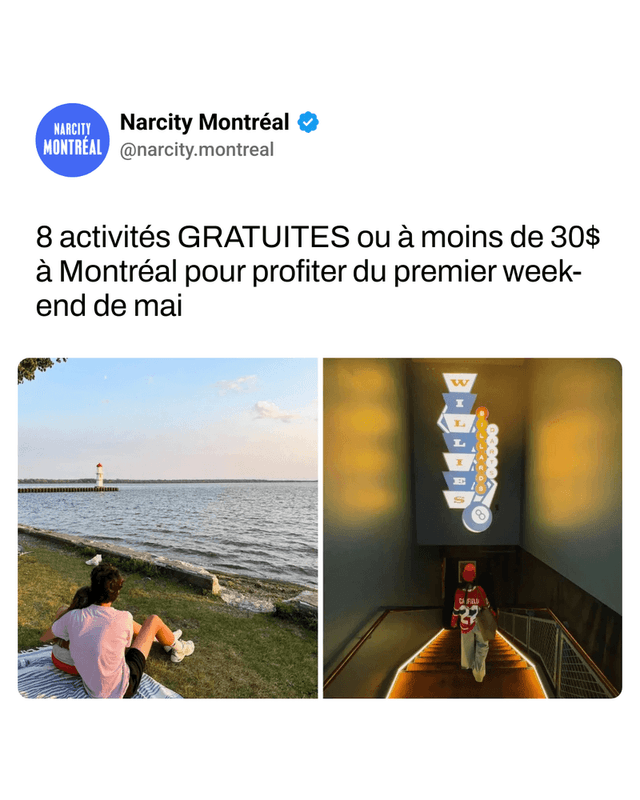 8 activités GRATUITES ou à moins de 30$ à Montréal pour profiter du premier week-end de mai