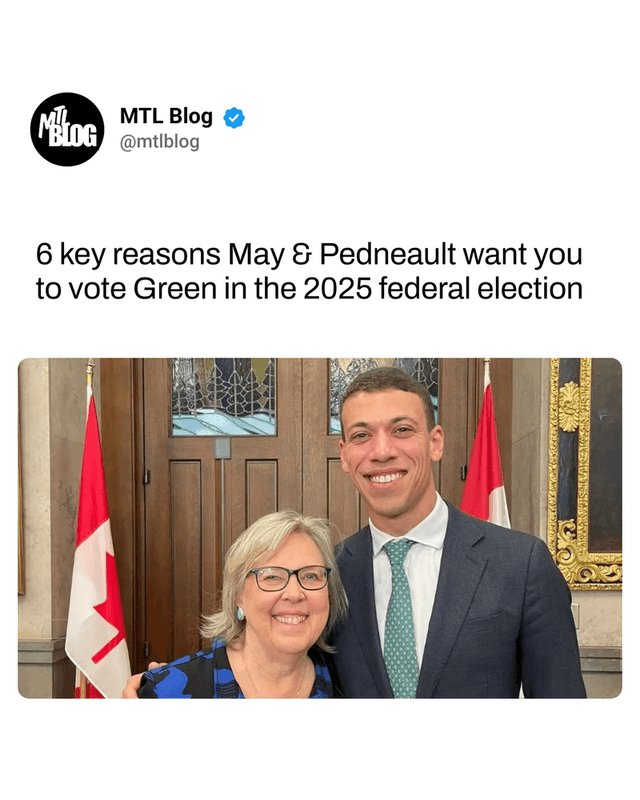 6 key reasons May & Pedneault want you to vote Green in the 2025 federal election