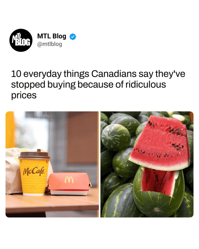 10 everyday things Canadians say they've stopped buying because of ridiculous prices