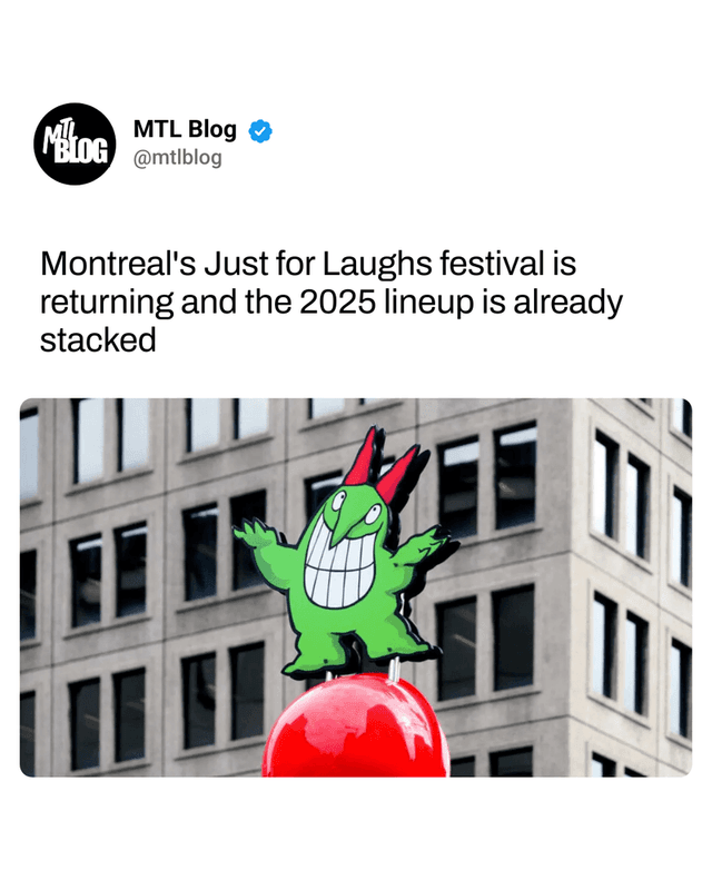 Montreal's Just for Laughs festival is returning and the 2025 lineup is already stacked