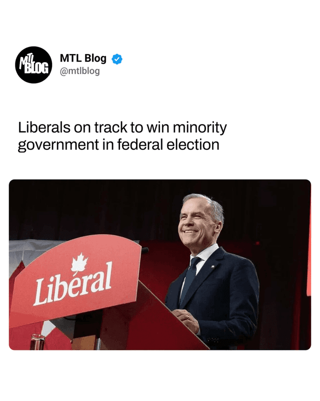Liberals on track to win minority government in federal election