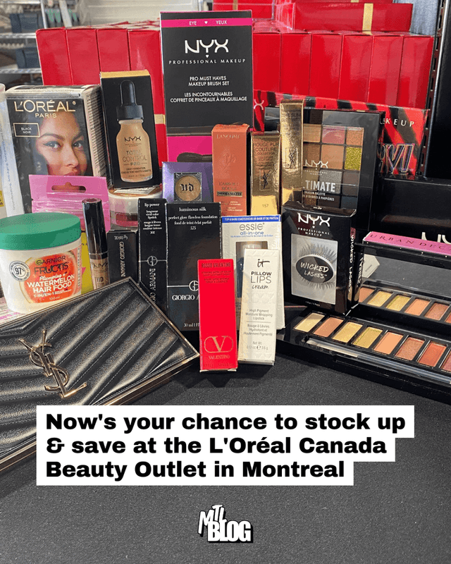 Now’s your chance to stock up & save at the Montreal L’Oréal Beauty Outlet Warehouse Sale