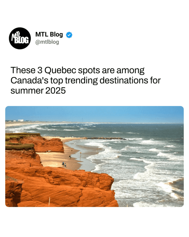 These 3 Quebec spots are among Canada's top trending destinations for summer 2025
