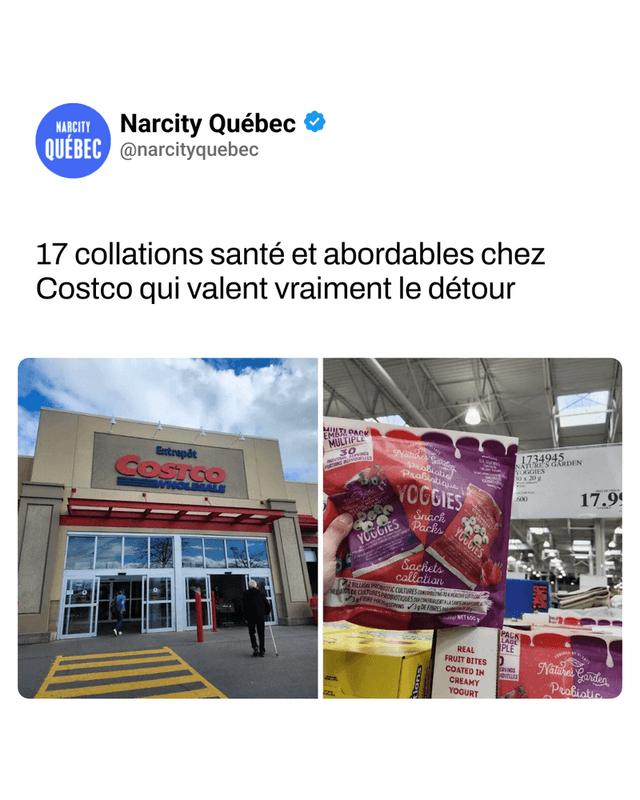 17 collations santé et abordables chez Costco qui valent vraiment le détour