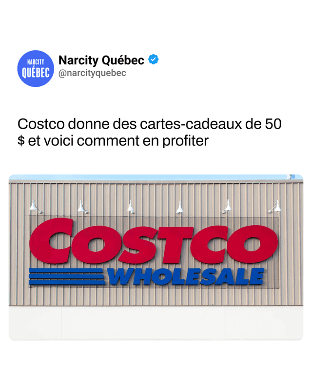 Costco donne des cartes-cadeaux de 50 $ et voici comment en profiter