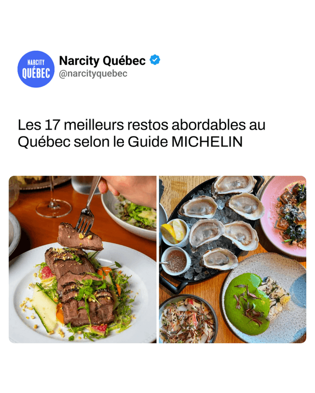 Les 17 meilleurs restos abordables au Québec selon le Guide MICHELIN