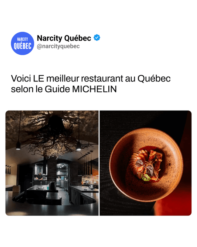 Voici LE meilleur restaurant au Québec selon le Guide MICHELIN
