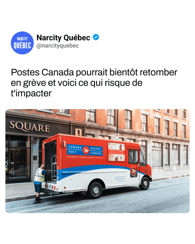 Postes Canada pourrait bientôt retomber en grève et voici ce qui risque de t'impacter