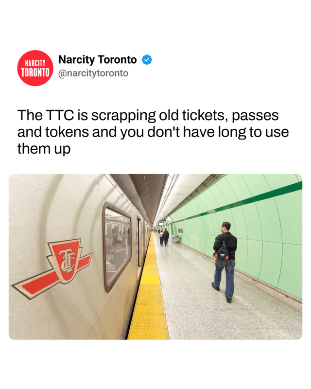 The TTC is scrapping old tickets, passes and tokens and you don't have long to use them up