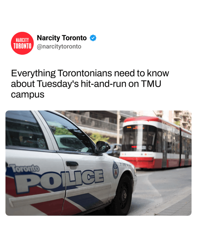Everything Torontonians need to know about Tuesday's hit-and-run on TMU campus