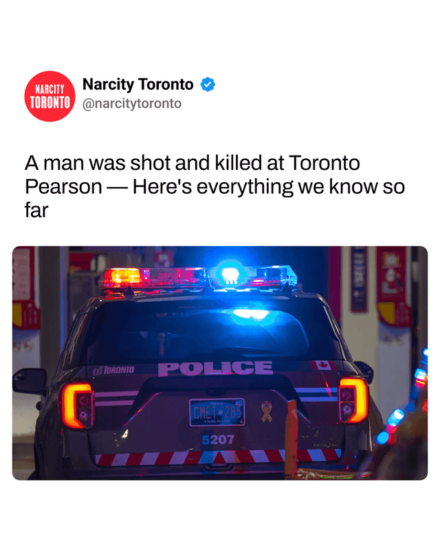 A man was shot and killed at Toronto Pearson — Here's everything we know so far