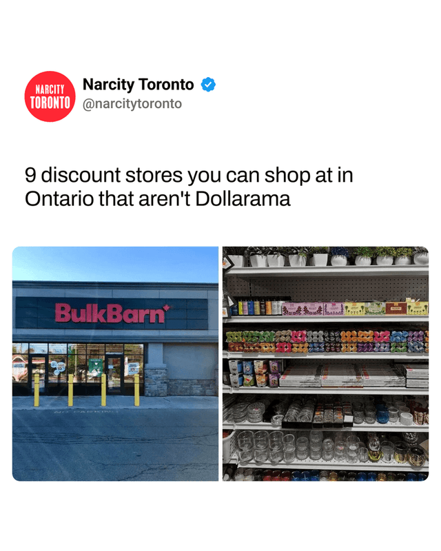 9 discount stores you can shop at in Ontario that aren't Dollarama