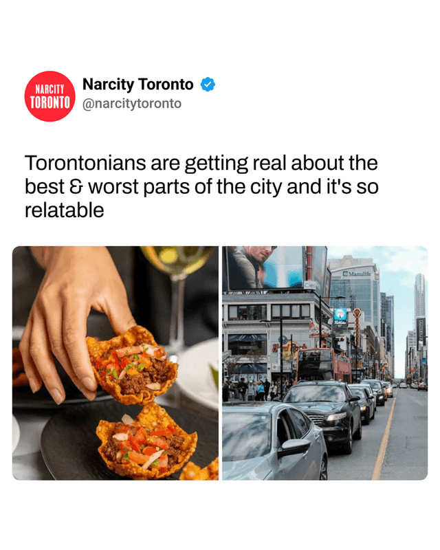 Torontonians are getting real about the best & worst parts of the city and it's so relatable