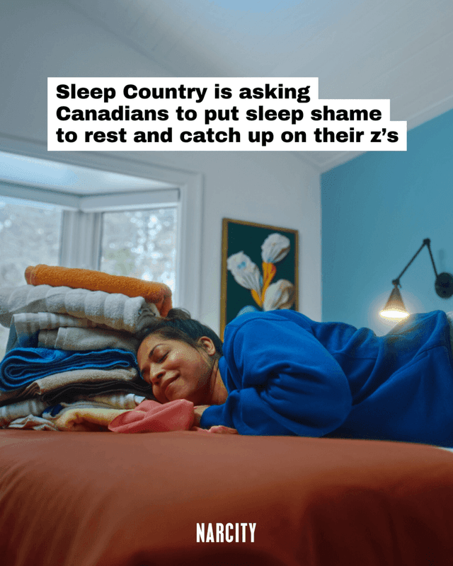 Sleep Country is asking Canadians to put sleep shame to rest and catch up on their z’s
