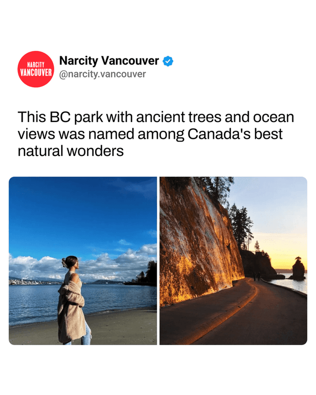 This BC park with ancient trees and ocean views was named among Canada's best natural wonders