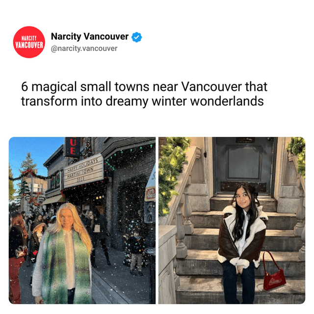 6 magical small towns near Vancouver that transform into dreamy winter wonderlands