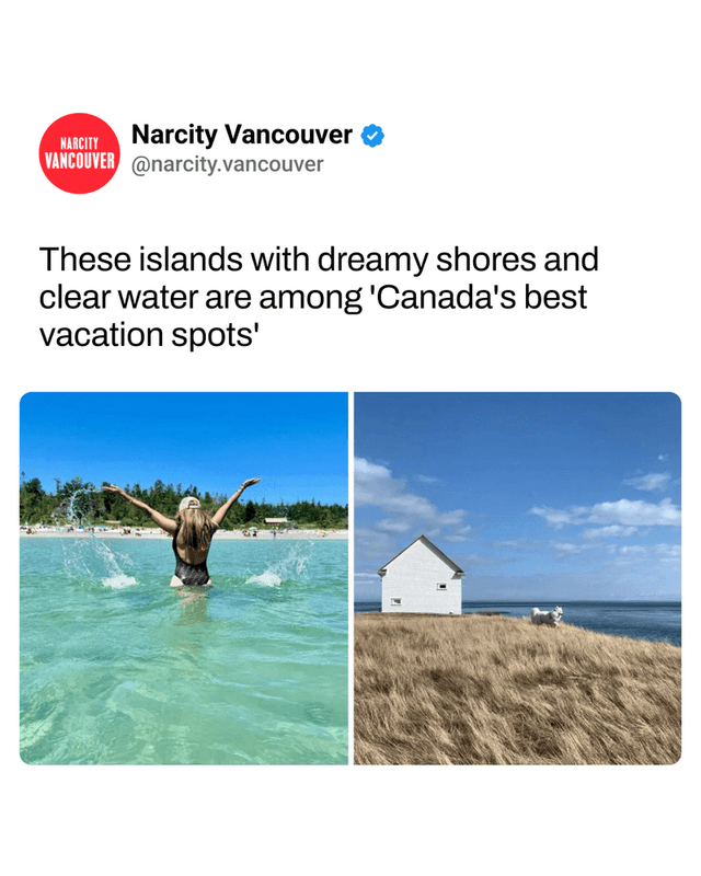These islands with dreamy shores and clear water are among 'Canada's best vacation spots'