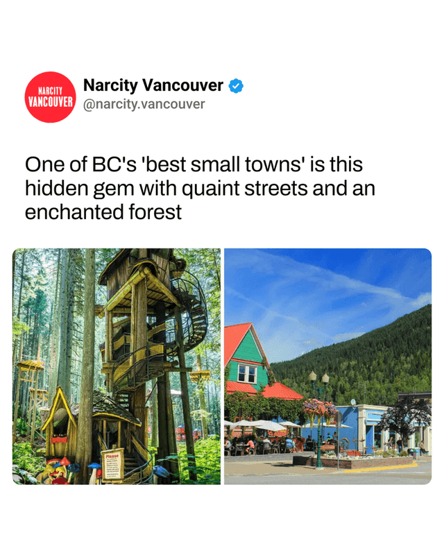 One of BC's 'best small towns' is this hidden gem with quaint streets and an enchanted forest