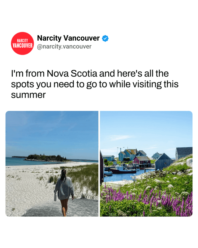 I'm from Nova Scotia and here's all the spots you need to go to while visiting this summer