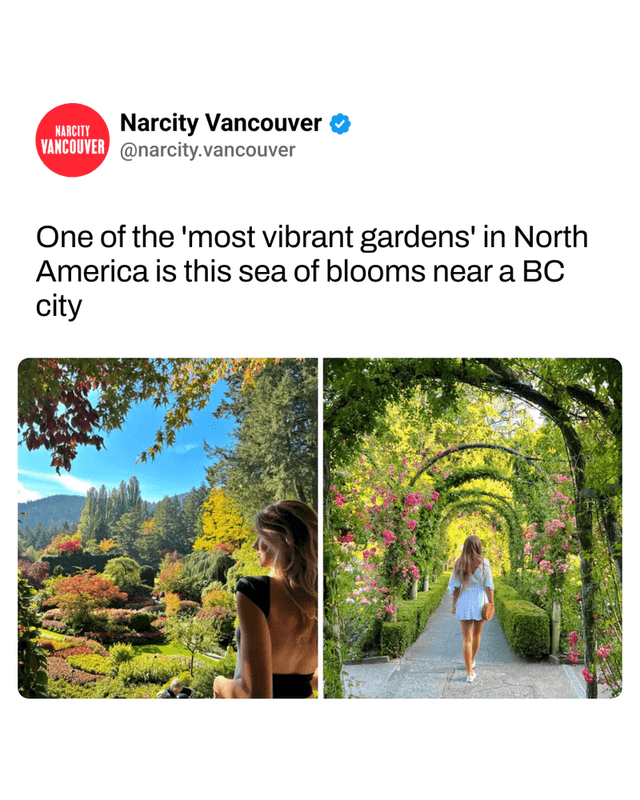 One of the 'most vibrant gardens' in North America is this sea of blooms near a BC city