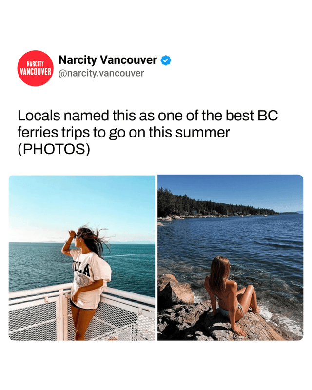 Locals named this as one of the best BC ferries trips to go on this summer (PHOTOS)