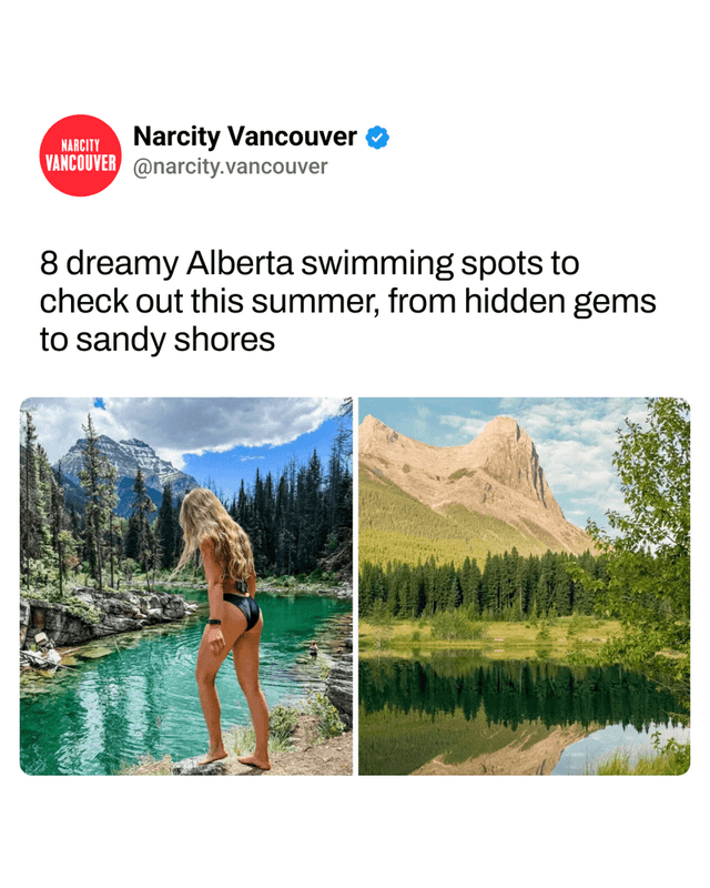 8 dreamy Alberta swimming spots to check out this summer, from hidden gems to sandy shores