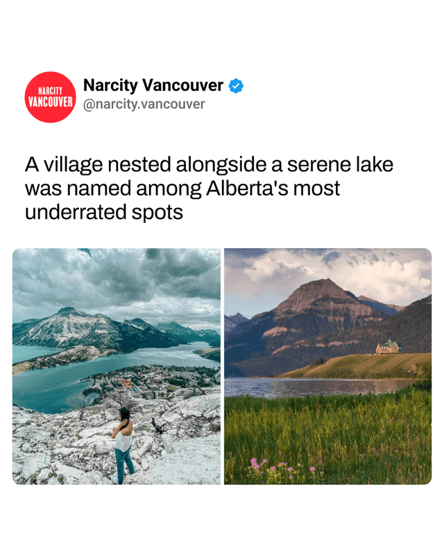 A village nested alongside a serene lake was named among Alberta's most underrated spots