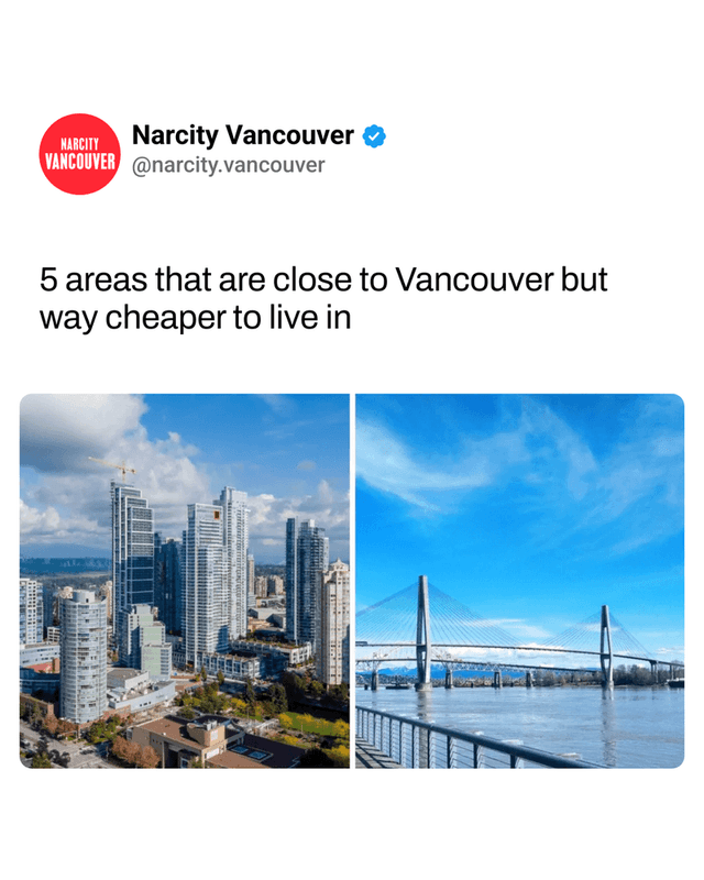 5 areas that are close to Vancouver but way cheaper to live in